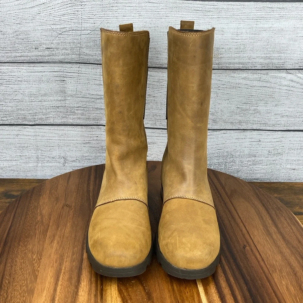 Sorel Emelie Mid Calf Nubuck Leather Waterproof Boot NL2679-286 Women’s Size 6.5